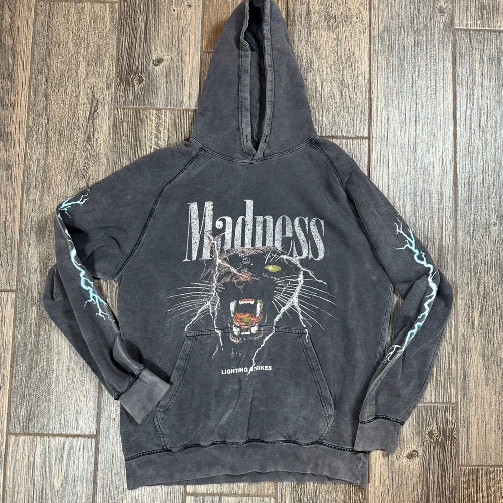 Lane Seven x PacSun Madness Lightning Strikes‎ Graphic Hoodie - Size L